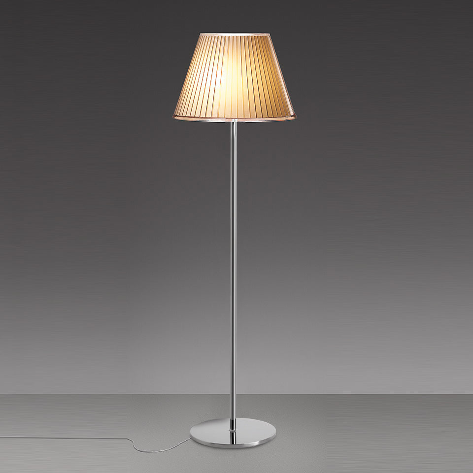 Artemide Choose Mega Stehleuchte – Pergament, Chrom – Boden