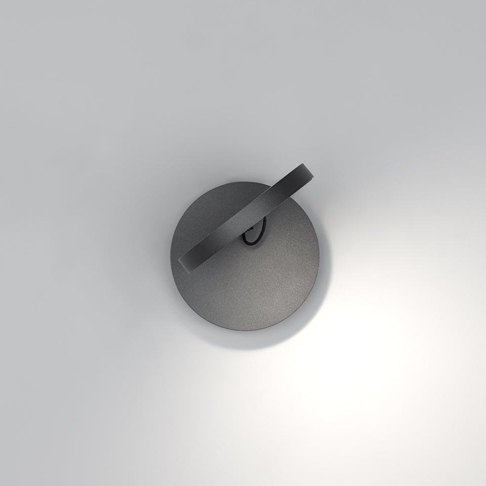 Artemide Demetra Faretto Wandleuchte – Anthrazitgrau, 2700 K, Standard