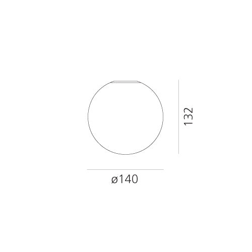 Artemide Dioscuri Wand-/Deckenleuchte – Ansicht 3