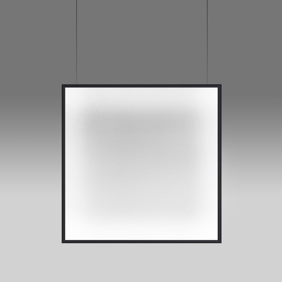 Artemide Discovery Space Pendelleuchte – quadratisch, Schwarz, für Leuchtmittel