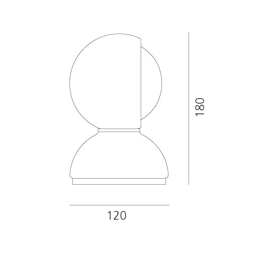 Artemide Eclisse Wandleuchte – Ansicht 2