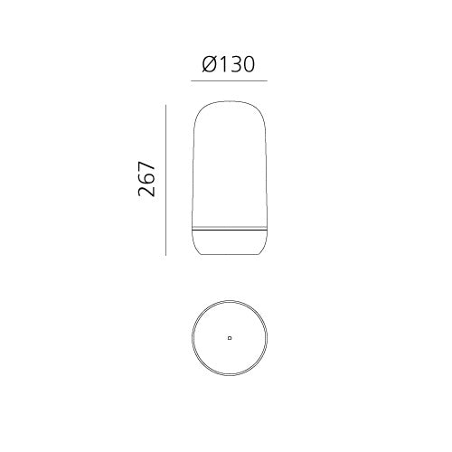 Artemide Gople Tischleuchte – Ansicht 3