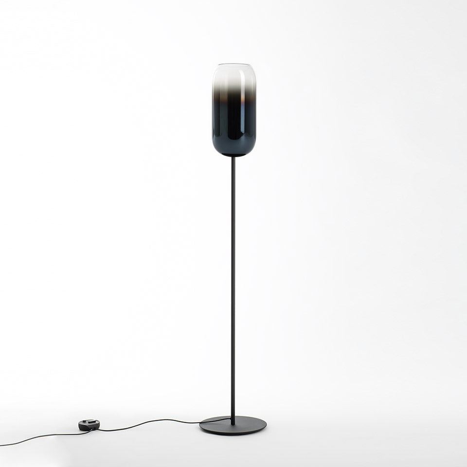 Artemide Gople Pendelleuchte – Boden, Schwarz, Blau, Standard
