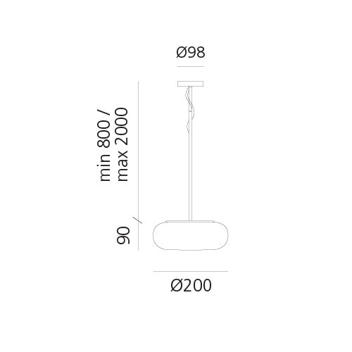 Artemide Itka Pendelleuchte – Ansicht 1