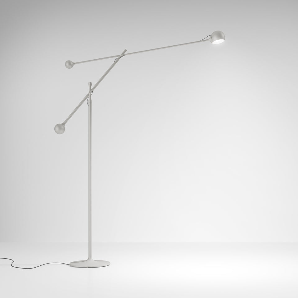 Artemide Ixa Wandleuchte – Boden – für Leuchtmittel, Weiß, Grau, Standard