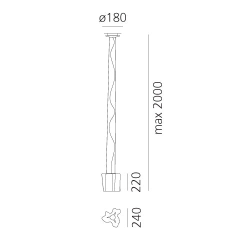 Artemide Logico Pendelleuchte – Ansicht 1