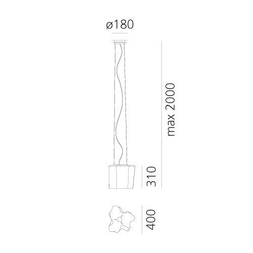 Artemide Logico Pendelleuchte – Ansicht 2