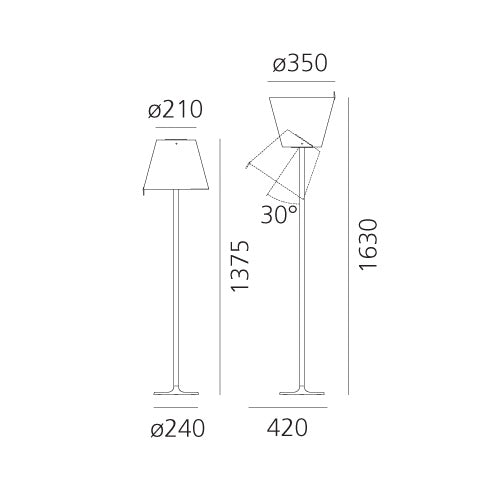 Artemide Melampo Stehleuchte – Ansicht 1