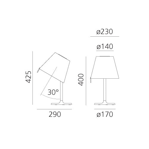 Artemide Melampo Tischleuchte – Ansicht 1
