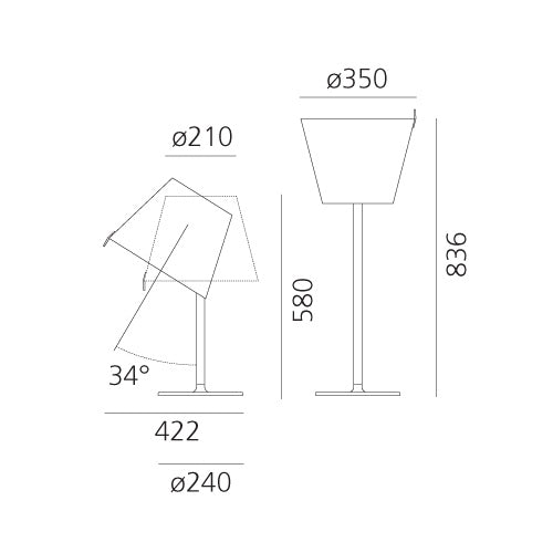 Artemide Melampo Tischleuchte – Ansicht 4