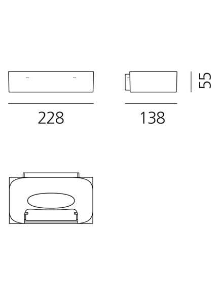 Artemide Melete Wandleuchte – Ansicht 1
