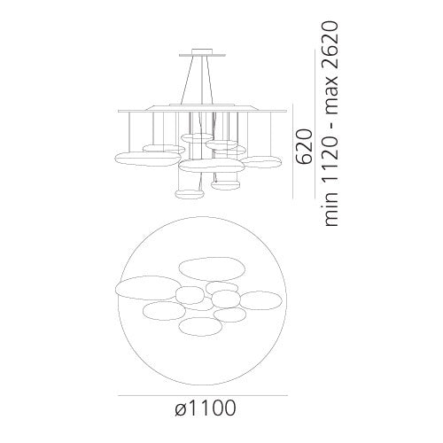 Artemide Mercury Deckenleuchte – Ansicht 2
