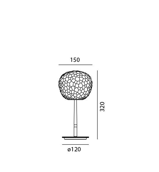 Artemide Meteorite Tischleuchte – Ansicht 3