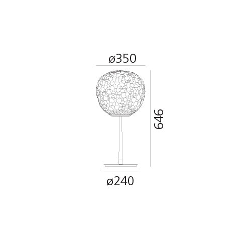 Artemide Meteorite Tischleuchte – Ansicht 6