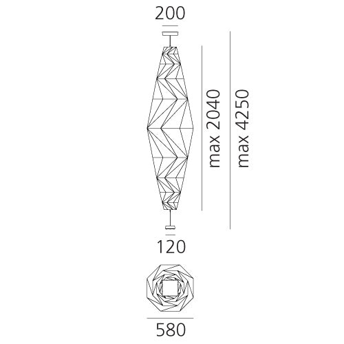 Artemide Minomushi Pendelleuchte – Ansicht 2