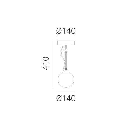 Artemide Nh Pendelleuchte – Ansicht 1