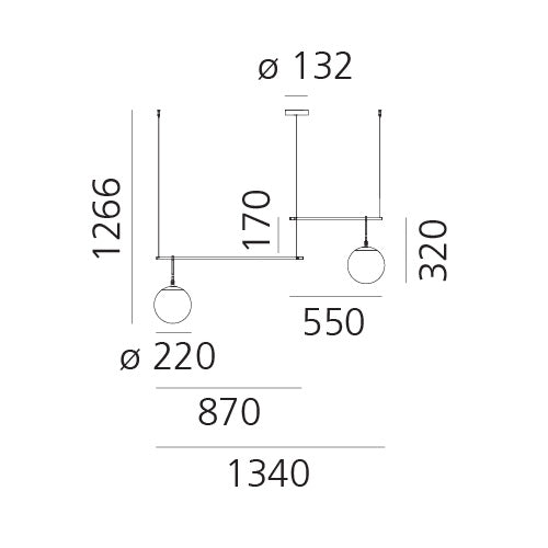 Artemide Nh Pendelleuchte – Ansicht 8