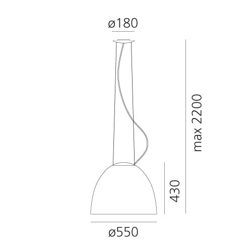 Artemide Nur Gloss Pendelleuchte – Ansicht 1