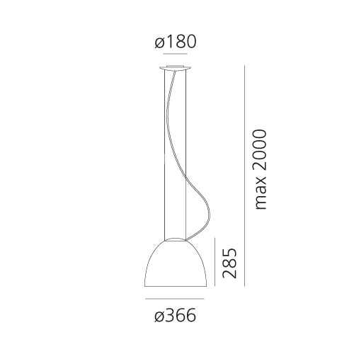 Artemide Nur Mini Deckenleuchte – Ansicht 2