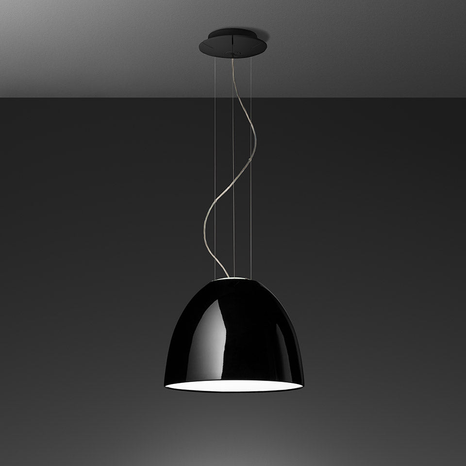 Artemide Nur Gloss mini Deckenleuchte – Pendel, Schwarz, für Leuchtmittel