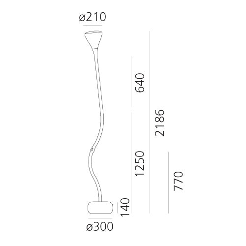 Artemide Pipe Stehleuchte – Ansicht 1