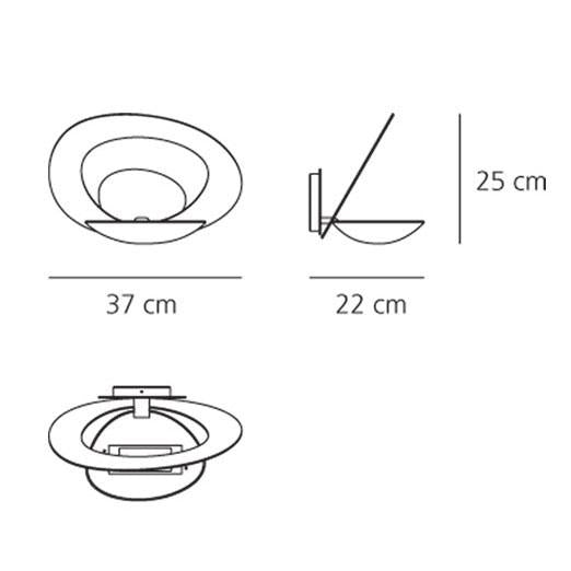 Artemide Pirce Wandleuchte – Ansicht 2