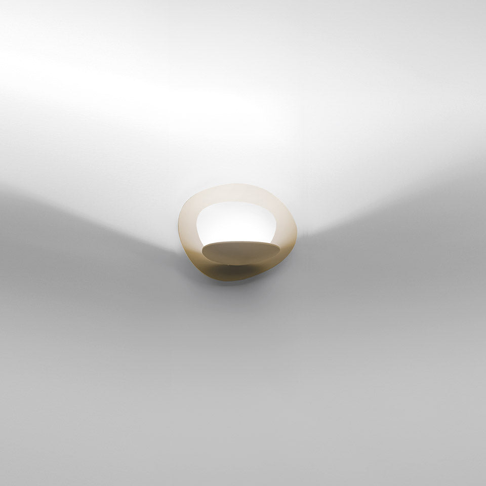 Artemide Pirce Wandleuchte – Gold, 3000 K – Micro Wand