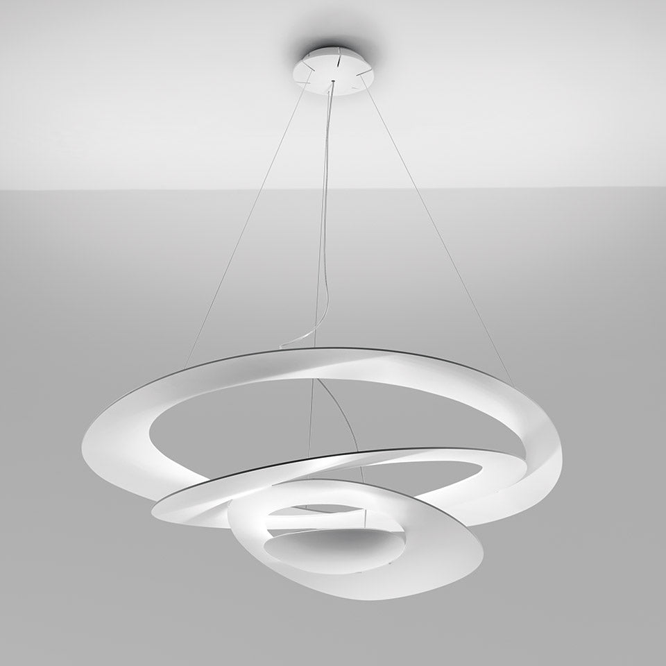 Artemide Pirce Pendelleuchte – Pendel, Weiß, für Leuchtmittel