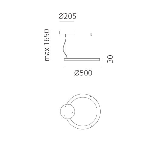 Artemide Ripple Pendelleuchte – Ansicht 2