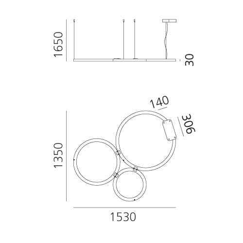 Artemide Ripple Pendelleuchte – Ansicht 1