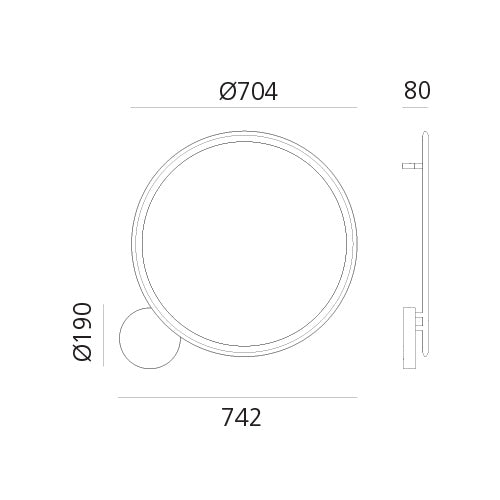 Artemide Discovery Wandleuchte – Ansicht 1