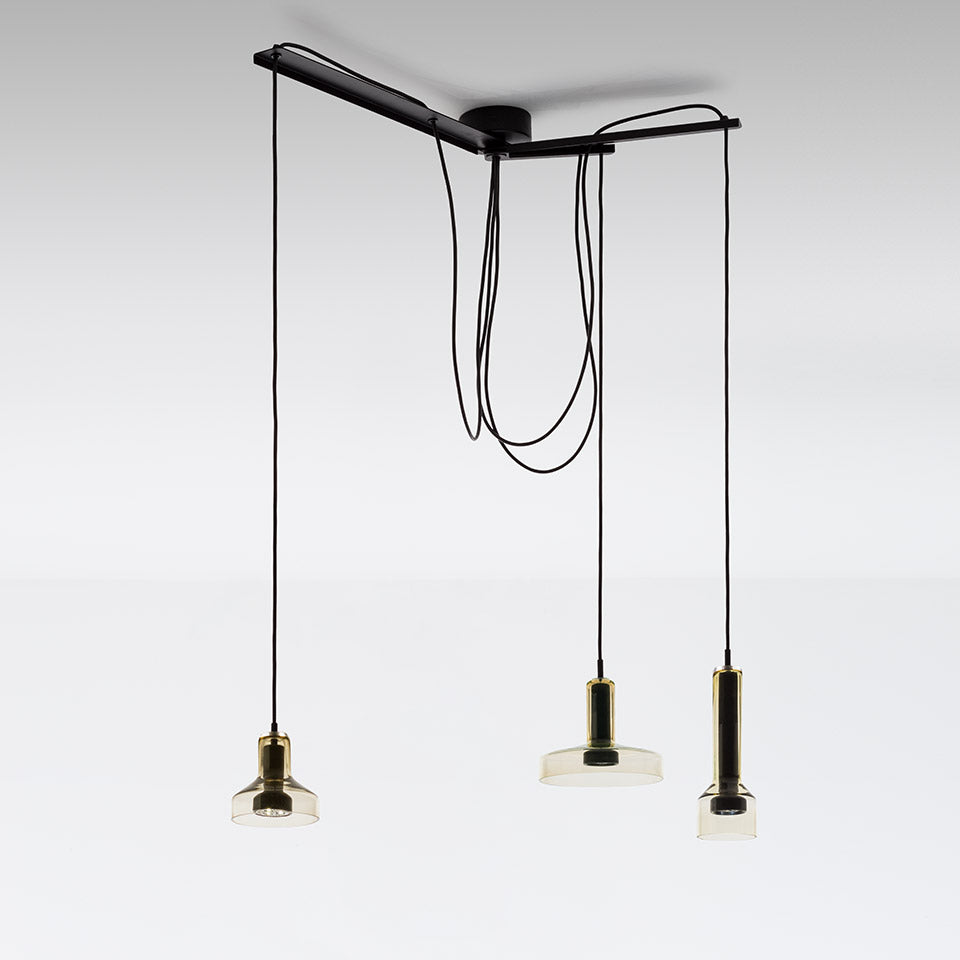 Artemide Stablight Pendelleuchte – Standard (DAL0027L12), Bernsteingrün