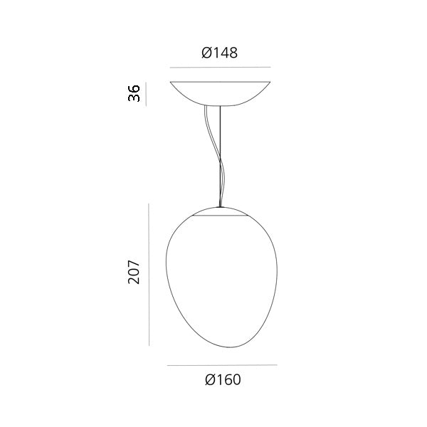 Artemide Stellar Nebula Pendelleuchte – Ansicht 1