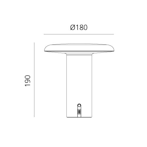 Artemide Takku Tischleuchte – Ansicht 1