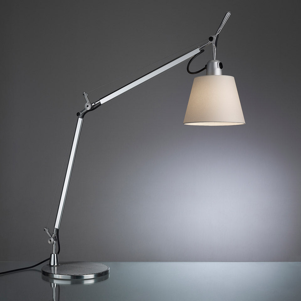 Artemide Tolomeo Basculante Tischleuchte – Pergament, Einbaustift