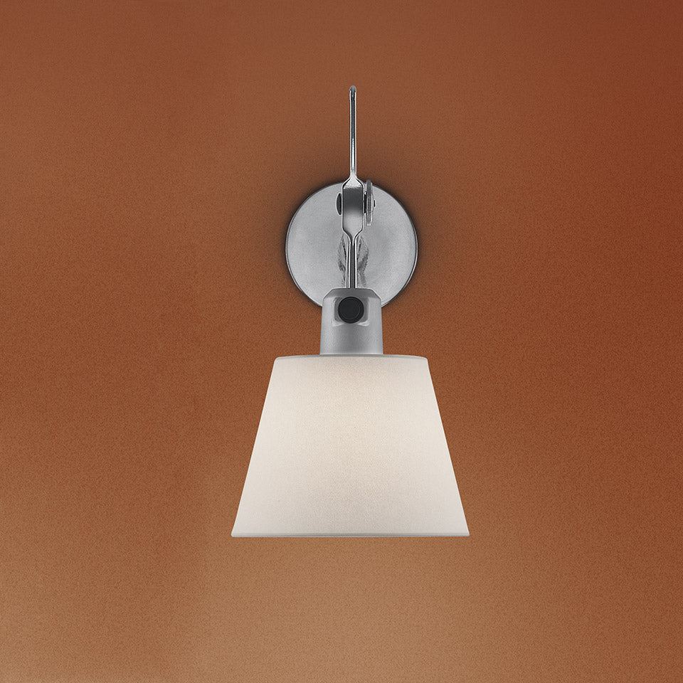 Artemide Tolomeo Diffusore Wandleuchte – Pergament Ø18 cm