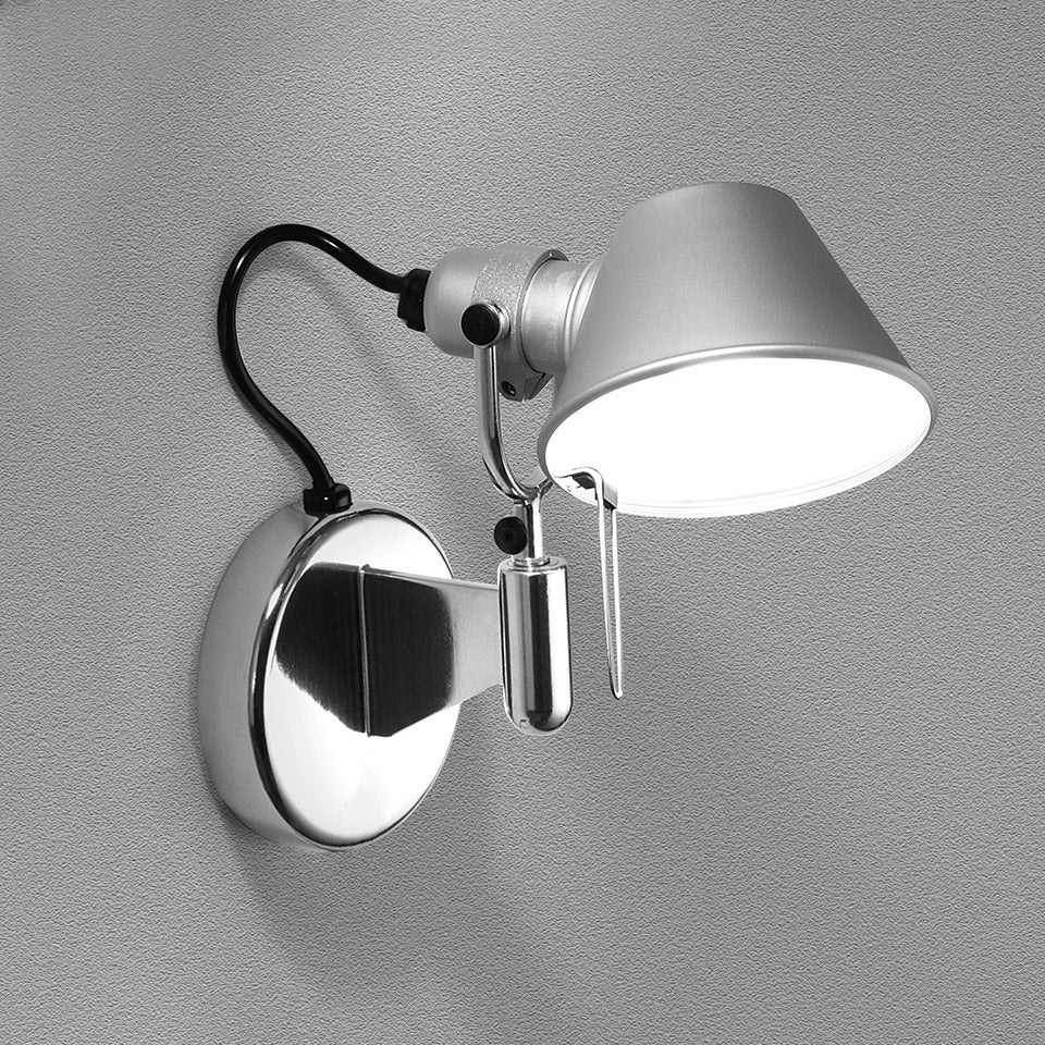 Artemide Tolomeo Micro Faretto Wandleuchte – für Leuchtmittel, ohne Schalter