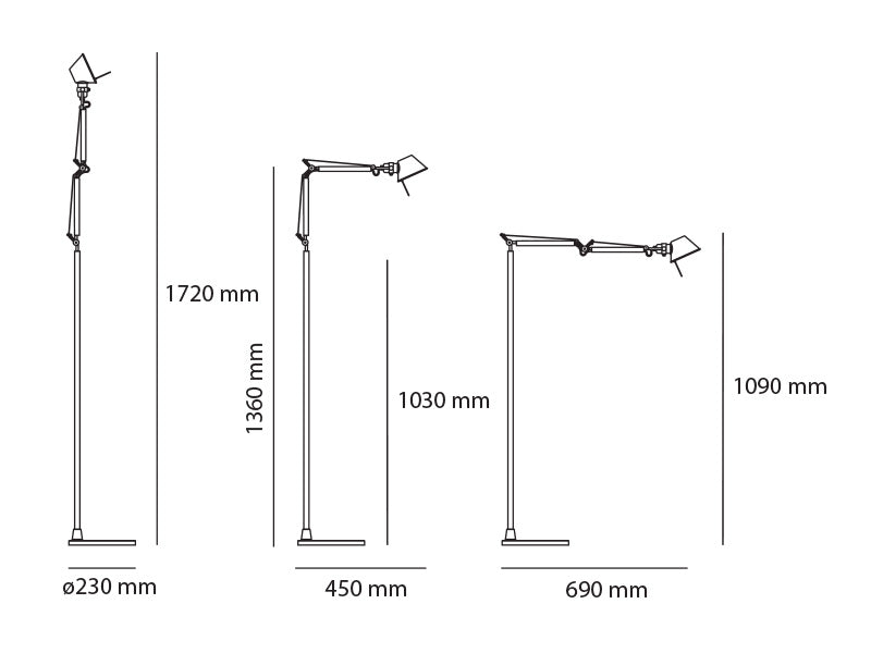 Artemide Tolomeo Micro Stehleuchte – Ansicht 2