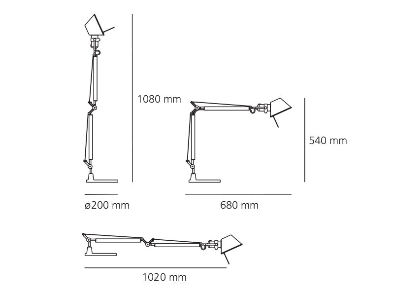 Artemide Tolomeo Mini Tischleuchte – Ansicht 1