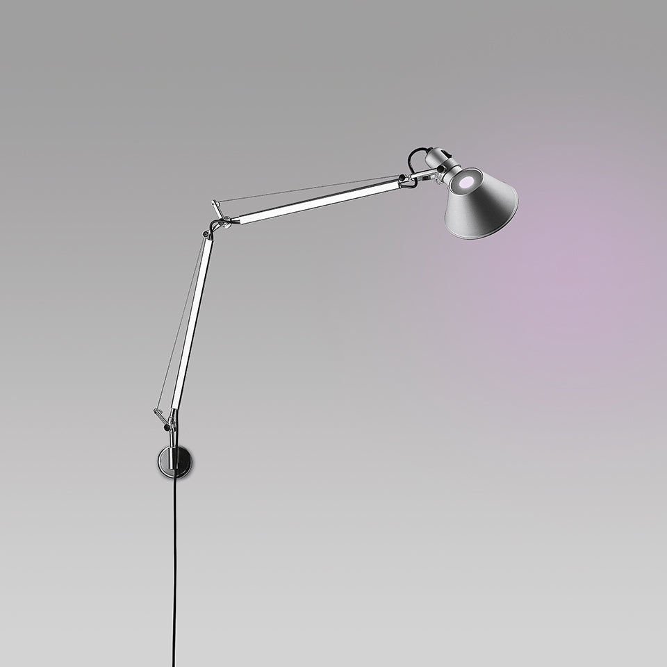 Artemide Tolomeo Wandleuchte – Aluminium, Integralis – Pure