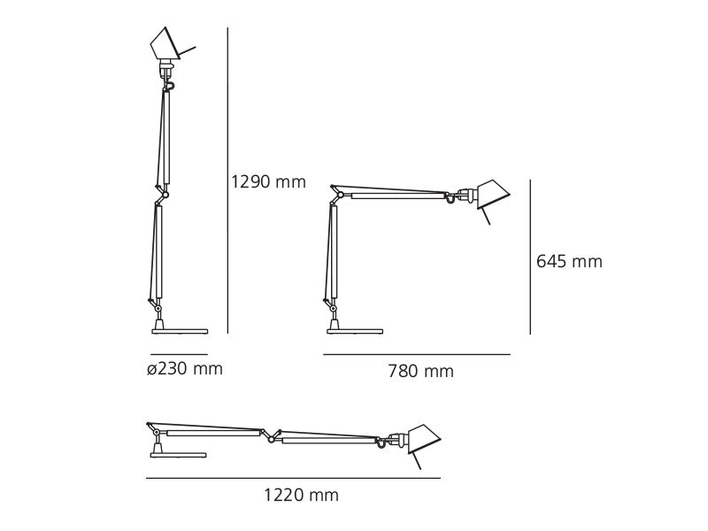 Artemide Tolomeo Tischleuchte – Ansicht 1