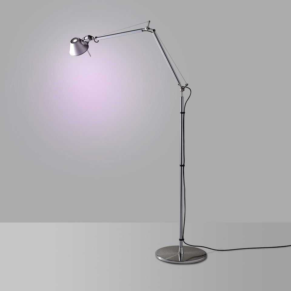 Artemide Tolomeo Stehleuchte – Pure, Aluminium, Integralis