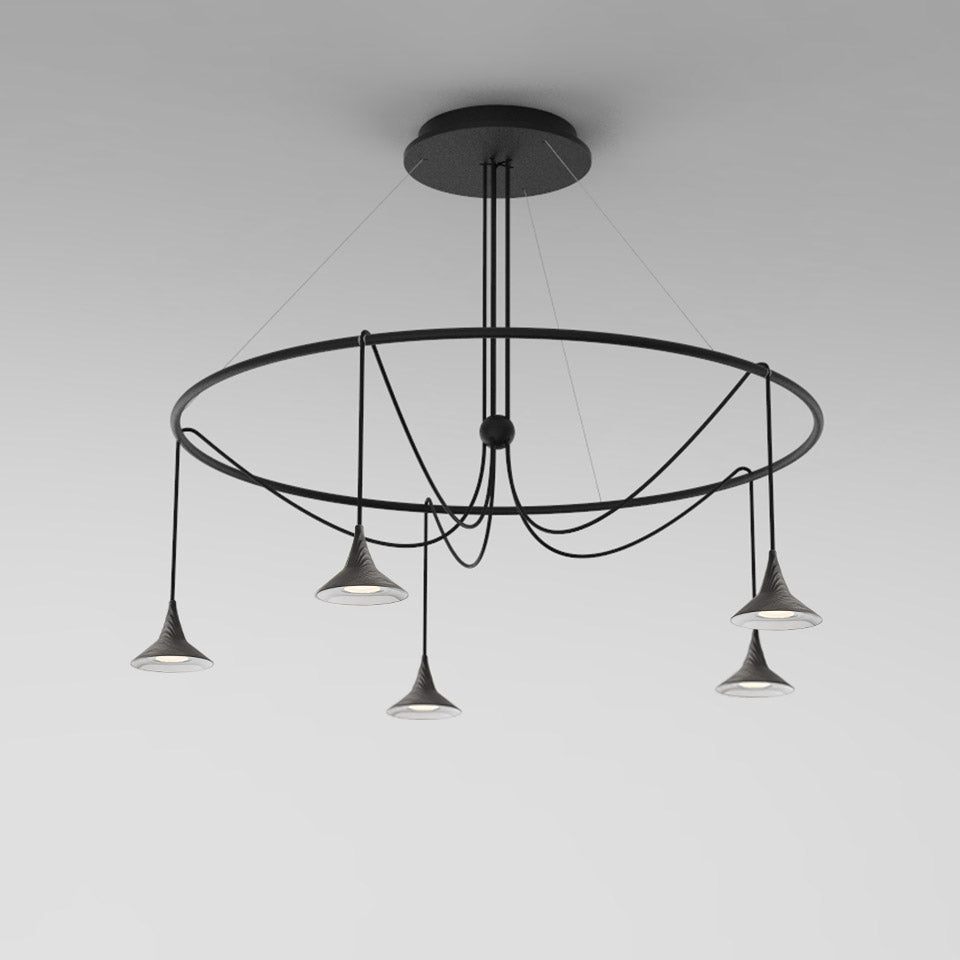 Artemide Unterlinden Pendelleuchte – Chandelier Ring, Aluminium, 2700 K