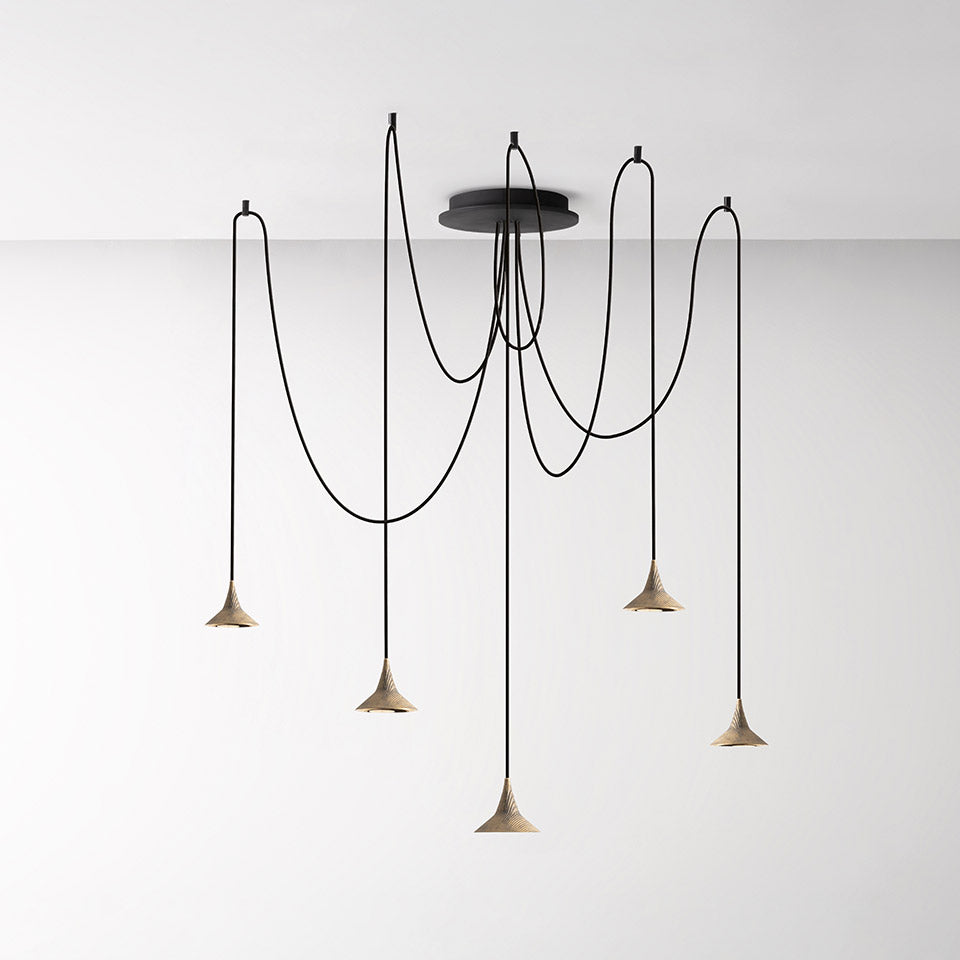 Artemide Unterlinden Pendelleuchte – Chandelier Free, Messing, 2700 K