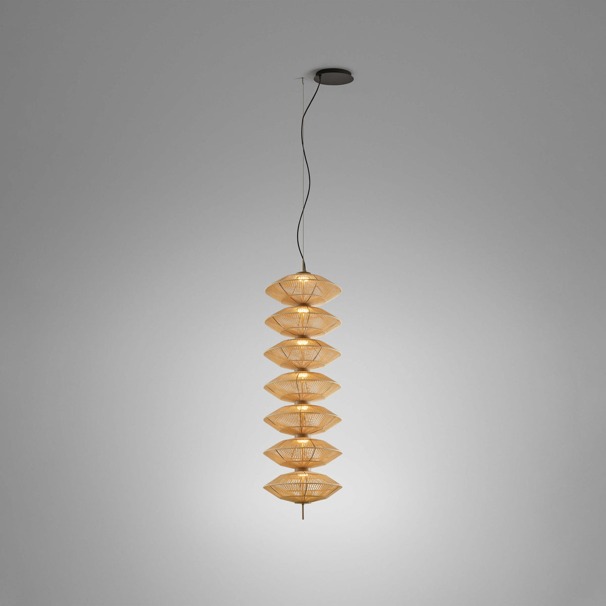 Bover Yuyun L (Large Shades) Pendelleuchte – Yuyun S/7L