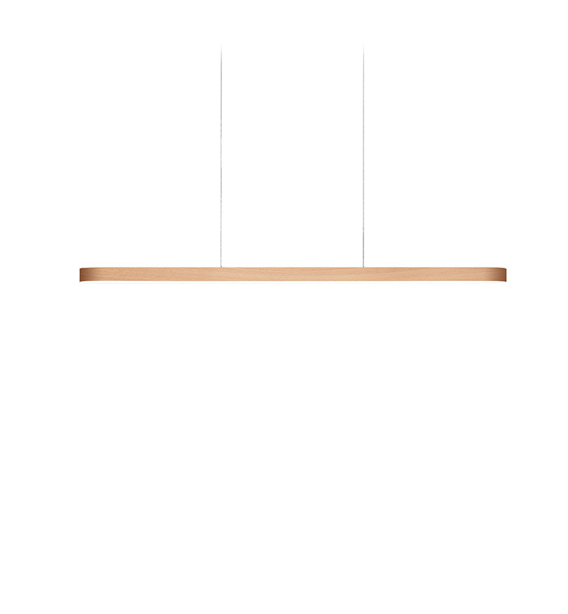LZF I-Line Pendelleuchte – Furnier Buche natur