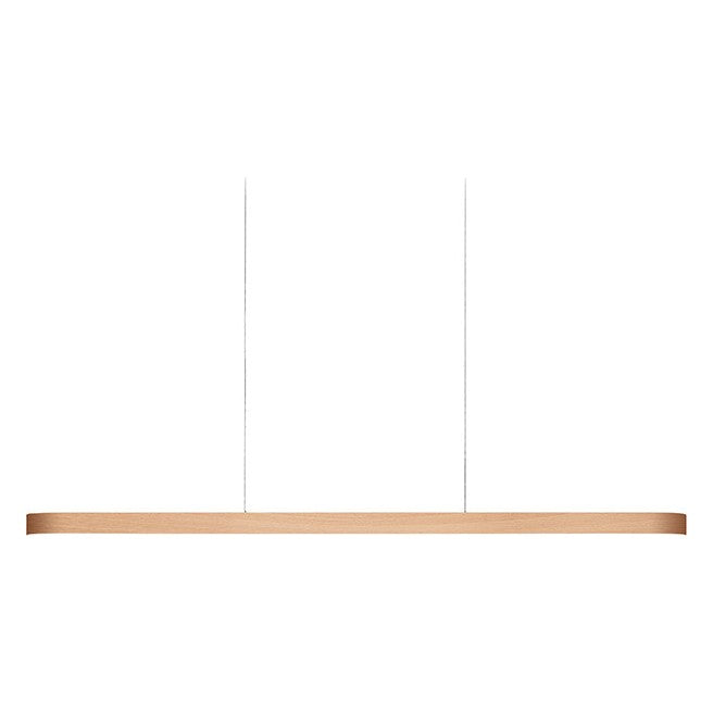 LZF I-Line Pendelleuchte – Furnier Buche natur