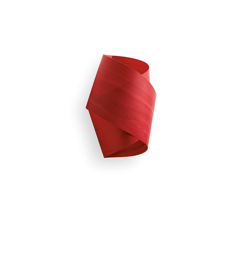 LZF Orbit Wandleuchte – Furnier Rot