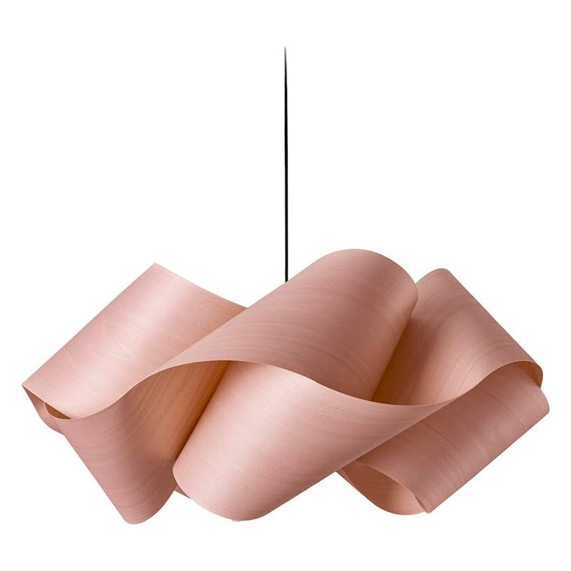 LZF Swirl Pendelleuchte – Furnier Zartrosa