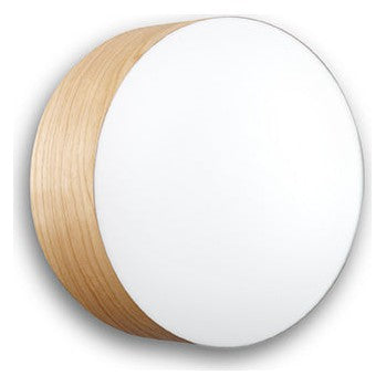 LZF Gea Wand- und Deckenleuchte – Furnier Buche natur